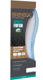 SEAX Vložky do bot White Fresh