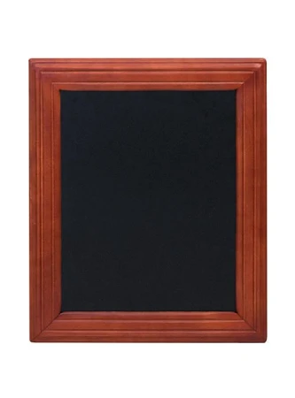 Securit Tabule UNIVERSAL nástěnná na popis křídou 30x40cm, Mahagony, lakovaná