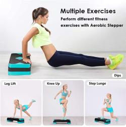 Sedco Bedýnka AEROBIC STEP 68x28x10-15 - modrá