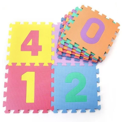 Sedco Dětská hrací podložka s čísly 30x30x1,2 cm - 10ks Sedco Dětská hrací podložka s čísly 30x30x1,2 cm - 10ks