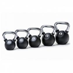 Sedco Kettlebell RUBBER-CHROM PROFI Sedco Kettlebell RUBBER-CHROM PROFI