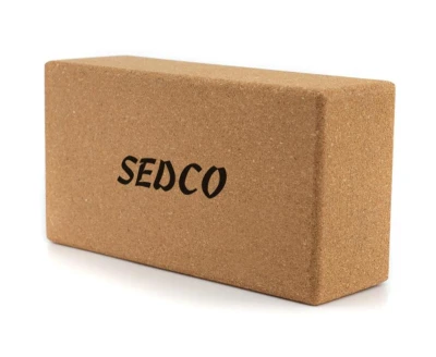Sedco Kostka Yoga brick - Cork Wood