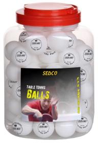 Spartan Míčky na stolní tenis CLASSIC bílé 60ks