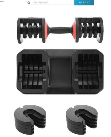 Sedco Nastaviteľná činka 25 kg - DBS2207