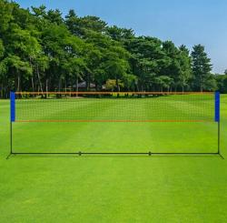 Sedco Nastavitelná síť na badminton se stojanem UNIVERSAL 310x104x90/155/225 cm