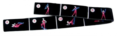 Sedco Pás YOGA STRETCH STRAP popruh 80x4 cm (VÝPRODEJ)