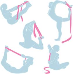 Sedco Pásek na Jógu YOGA STRAP EP501 183x3,8 cm
