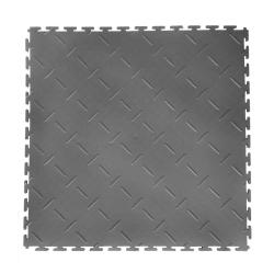 Sedco PVC podlaha do garáží, skladov, hál, telocviční ECO - T LOCK - DIAMOND - 498x498x6,5 mm LEN Modrá (VÝPREDAJ)