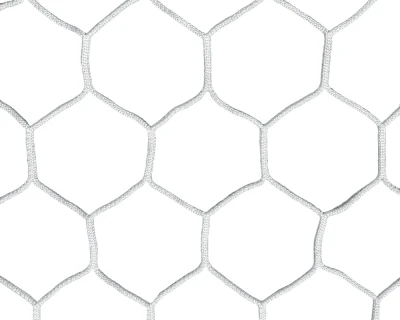 Sedco Síť kopaná PES HEXAGON 3x2 m - SET NA DVĚ BRANKY