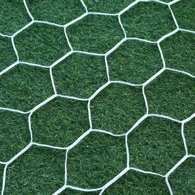 Sedco Síť kopaná Polyester Fibre 3x2 m - SET NA DVĚ BRANKY POUZE bílá (VÝPRODEJ)