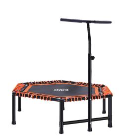 Sedco Trampolína fitness s madlem TP105 Hexagon - 122 cm Sedco Trampolína fitness s madlem TP105 Hexagon - 122 cm