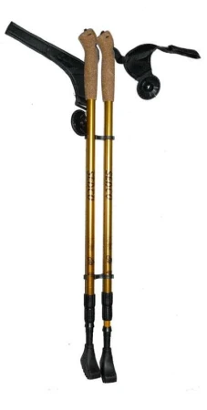Sedco Trekové hole NORDIC WALKING ALU7075 černé vel. 65-140 cm