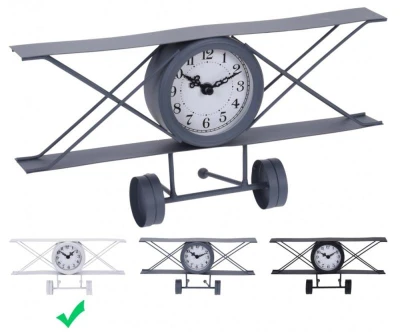 Segnale Hodiny stolní designové LETADLO 30 cm bílá Segnale Hodiny stolní designové LETADLO 30 cm bílá