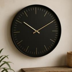 Segnale Nástěnné hodiny 50x4 cm černé