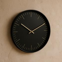 Segnale Nástěnné hodiny 50x4 cm černé