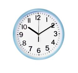 Segnale Nástěnné hodiny ručičkové 22,5 cm modrý rám Segnale Nástěnné hodiny ručičkové 22,5 cm modrý rám