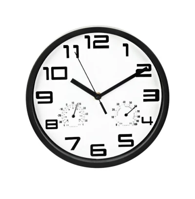 Segnale Nástěnné hodiny s teploměrem a vlhkoměrem 25 cm bílá Segnale Nástěnné hodiny s teploměrem a vlhkoměrem 25 cm bílá