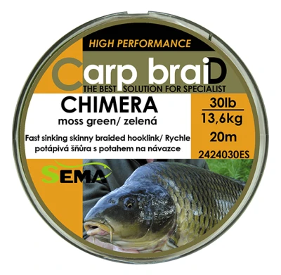 Sema Pletená šňůra Chimera 20 m 40 lbs / 18 2 kg Sema Pletená šňůra Chimera 20 m 40 lbs / 18 2 kg