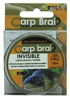 Sema Pletená šňůra Invisible 20 m 15 lbs / 6 8 kg