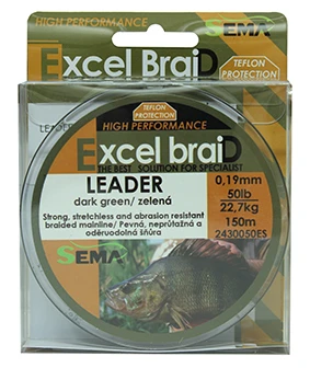 Sema Pletená šňůra Leader 150 m 30 lbs / 13 6 kg
