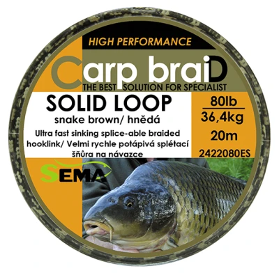 Sema Pletená šňůra Solid Loop 10 m 50 lbs / 22 8 kg Sema Pletená šňůra Solid Loop 10 m 50 lbs / 22 8 kg