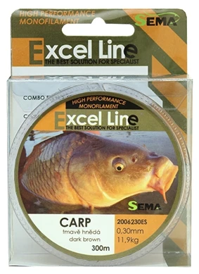 Sema Rybářský vlasec Carp 300 m 0 28 mm / 9 85 kg