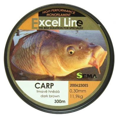 Sema Rybářský vlasec Carp 300 m 0 30 mm / 11 9 kg Sema Rybářský vlasec Carp 300 m 0 30 mm / 11 9 kg