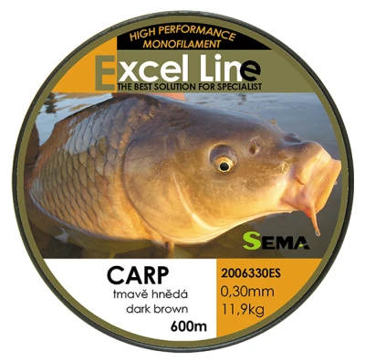 Sema Rybářský vlasec Carp 600 m průměr 0 22 mm / 6 1 kg Sema Rybářský vlasec Carp 600 m průměr 0 22 mm / 6 1 kg