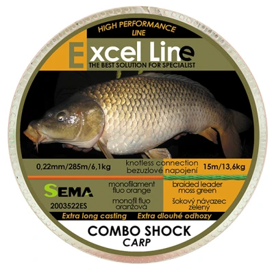 Sema Rybářský vlasec Combo Shock Carp 300 m 0 25 mm Sema Rybářský vlasec Combo Shock Carp 300 m 0 25 mm