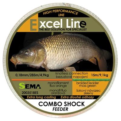 Sema Rybářský vlasec Combo Shock Feeder 300 m 0 20 mm Sema Rybářský vlasec Combo Shock Feeder 300 m 0 20 mm