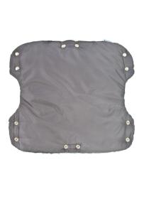 Sensillo Rukávník na kočárek z Minky 40x45 black