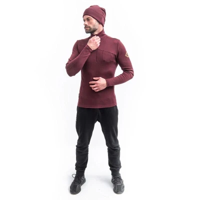 SENSOR Merino Extreme Up čepice Port Red