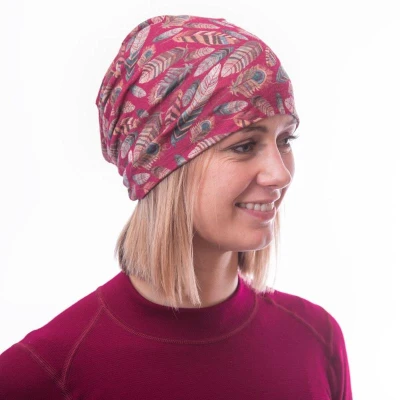 Sensor Merino Impress Lilla/feather dámská zimní čepice