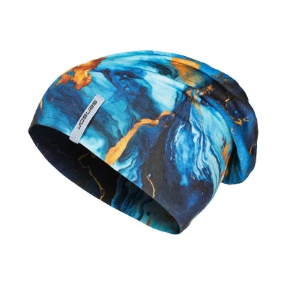SENSOR Merino Impress čiapka modrá/universe SENSOR Merino Impress čiapka modrá/universe