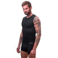 Sensor Coolmax Air černé pánské triko bez rukávů POUZE XXL (VÝPRODEJ)