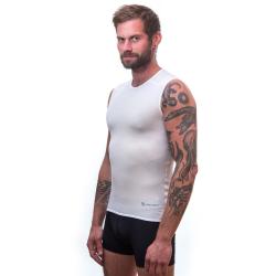 SENSOR Coolmax Air pánské bílé triko bez rukávů