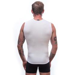 SENSOR Coolmax Air pánské bílé triko bez rukávů