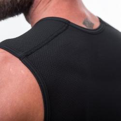Sensor Coolmax Air černé pánské triko bez rukávů
