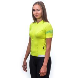 Sensor Coolmax Entry Neon Yellow dámský cyklistický dres