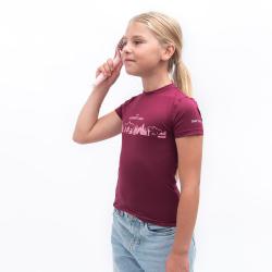 Sensor Coolmax Fresh Pt Camp lilla dětské triko krátký rukáv