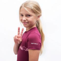 Sensor Coolmax Fresh Pt Camp lilla dětské triko krátký rukáv