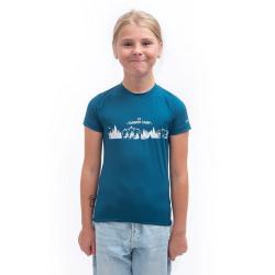 Sensor Coolmax Fresh Pt Camp safírové dětské triko krátký rukáv