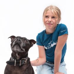 Sensor Coolmax Fresh Pt Camp safírové dětské triko krátký rukáv