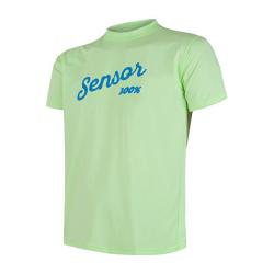 Sensor Coolmax Fresh Pt Logo svetlo zelené pánske tričko krátky rukáv