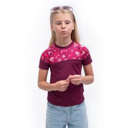 Sensor Coolmax Impress Lilla/girls Tattoo dětské triko krátký rukáv