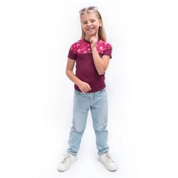 Sensor Coolmax Impress Lilla/girls Tattoo dětské triko krátký rukáv