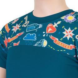 Sensor Coolmax Impress Safír/boys Tattoo dětské triko krátký rukáv POUZE 150 (VÝPRODEJ)