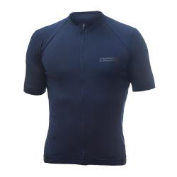 Sensor Coolmax Race Pánský Dres Kr.rukáv Celozip Deep Blue vel. S