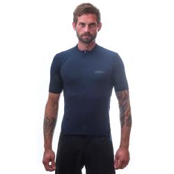 Sensor Coolmax Race Pánský Dres Kr.rukáv Celozip Deep Blue vel. S