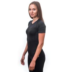 Sensor Coolmax Tech černé dámské triko krátký rukáv
